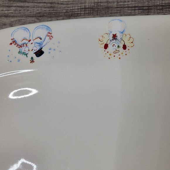 Bath & Body Works 1999 Holiday Edition Snowman Platter - Picture 4 of 10